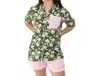 Laree + Co Luxe Lounge Short Set In Multi