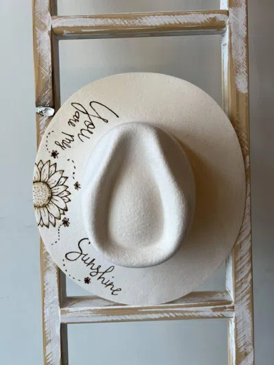 Laree + Co You Are My Sunshine Hat In Beige