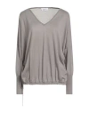 Larens  Zurich Larens Zurich Woman Sweater Grey Size M Cashmere, Silk