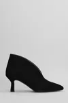 L'arianna High Heels Ankle Boots In Black