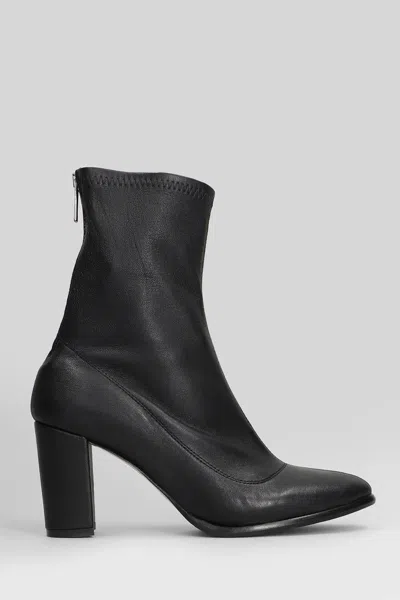 L'arianna High Heels Ankle Boots In Black