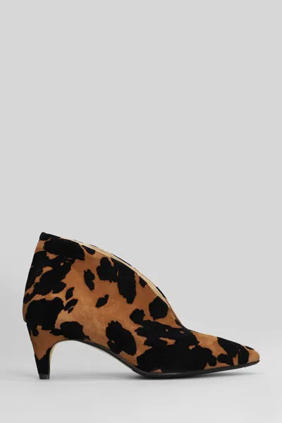 L'arianna High Heels Ankle Boots In Brown