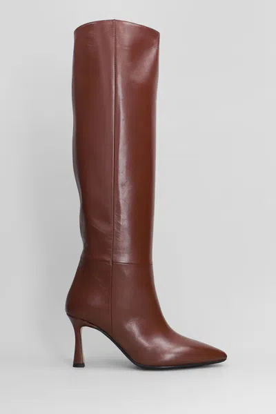 L'arianna High Heels Boots Color In Brown