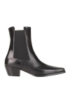 L'arianna Woman Ankle Boots Black Size 6 Soft Leather In Black
