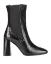 L'arianna Woman Ankle Boots Black Size 8 Soft Leather In Black