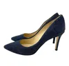 L'arianna Women's Glitter Mesh Stiletto Heels In Blue In Blue