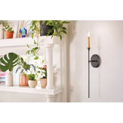 Lark 1 - Light Dimmable Black Design Wall Light