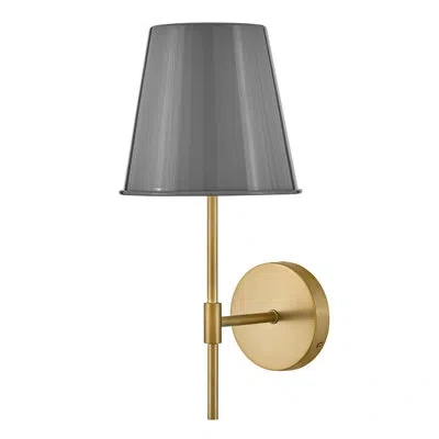 Lark 1-light Wall Sconce With On/off Switch & Optional Cord In French Gray,gray