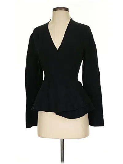 Pre-owned Lark & Ro Cardigan Sweater In Black