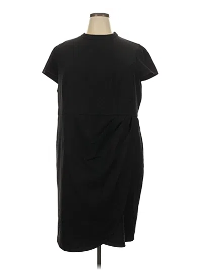 Pre-owned Lark & Ro Casual Dress In Black