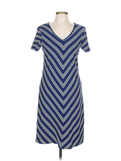 Pre-owned Lark & Ro Casual Dress In Blue