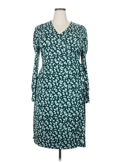 Pre-owned Lark & Ro Casual Dress In Blue