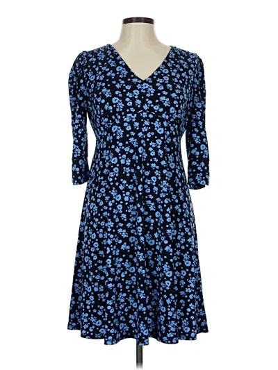 Pre-owned Lark & Ro Casual Dress In Blue