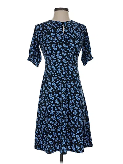 Pre-owned Lark & Ro Casual Dress In Blue