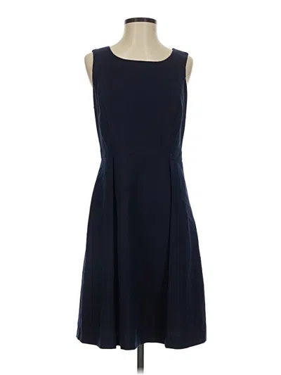 Pre-owned Lark & Ro Casual Dress In Blue