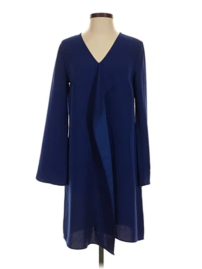Pre-owned Lark & Ro Casual Dress In Blue