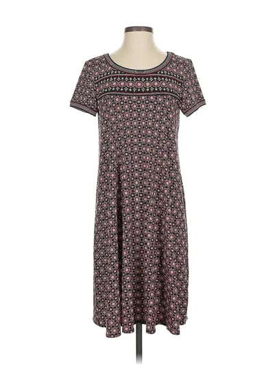 Pre-owned Lark & Ro Casual Dress In Brown