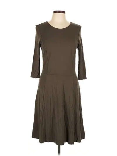 Pre-owned Lark & Ro Casual Dress In Brown