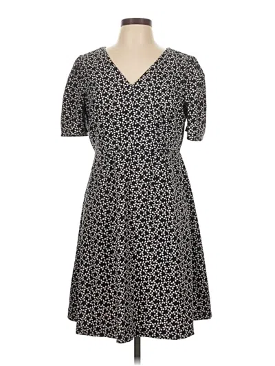 Pre-owned Lark & Ro Casual Dress In Gray