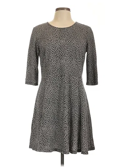 Pre-owned Lark & Ro Casual Dress In Gray