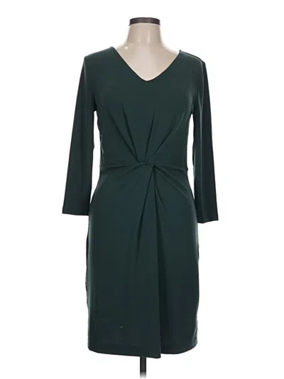 Pre-owned Lark & Ro Casual Dress In Green