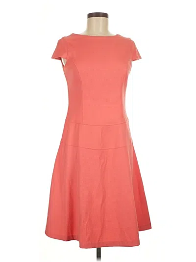 Pre-owned Lark & Ro Casual Dress In Orange