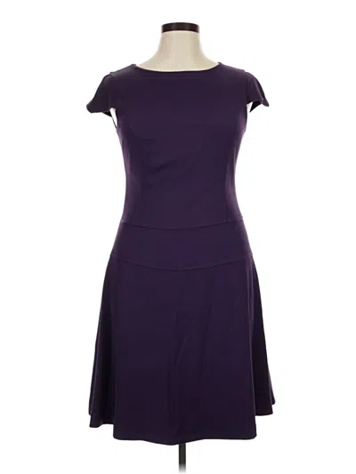 Pre-owned Lark & Ro Casual Dress In Purple