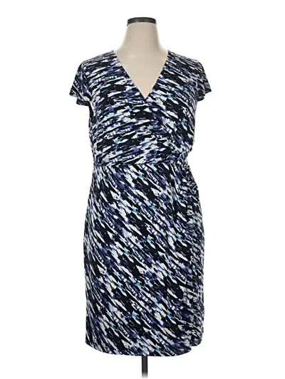 Pre-owned Lark & Ro Cocktail Dress In Blue