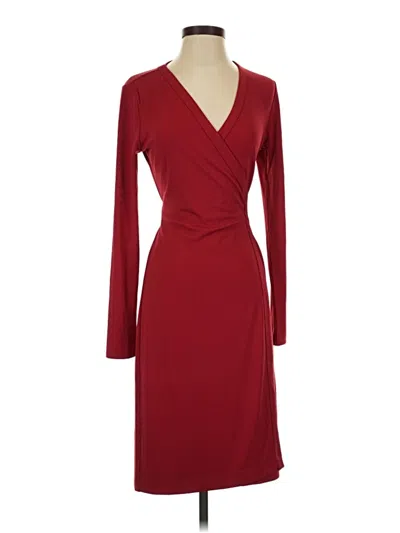 Pre-owned Lark & Ro Cocktail Dress In Burgundy