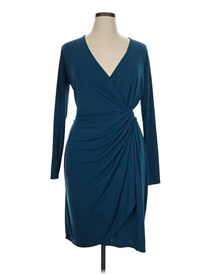 Pre-owned Lark & Ro Cocktail Dress In Teal