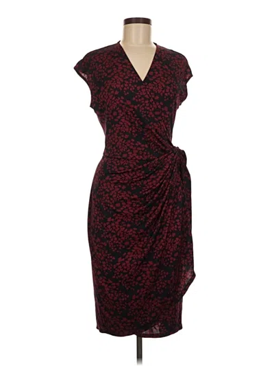 Pre-owned Lark & Ro Kimono In Burgundy