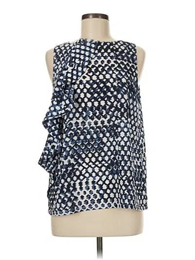 Pre-owned Lark & Ro Sleeveless Blouse In Blue