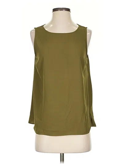 Pre-owned Lark & Ro Sleeveless Blouse In Green