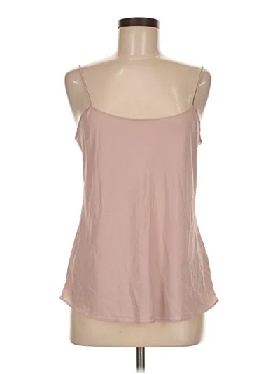 Pre-owned Lark & Ro Sleeveless Top Tan Halter Neckline Tops