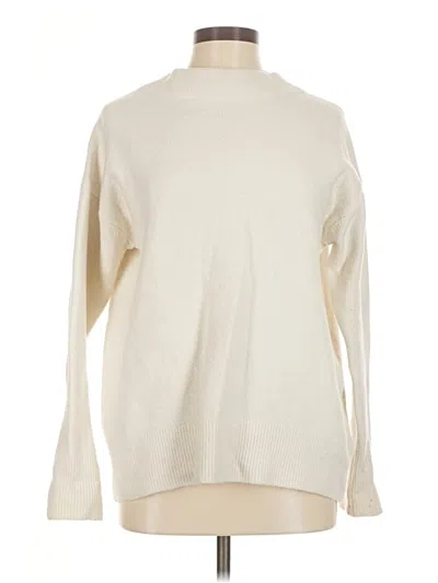 Pre-owned Lark & Ro Turtleneck Sweater In Ivory