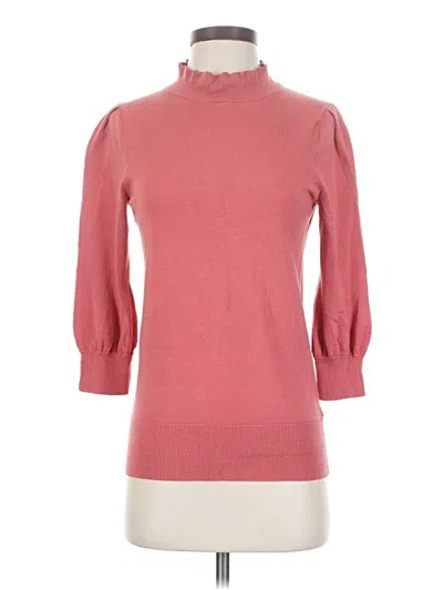 Pre-owned Lark & Ro Turtleneck Sweater In Pink
