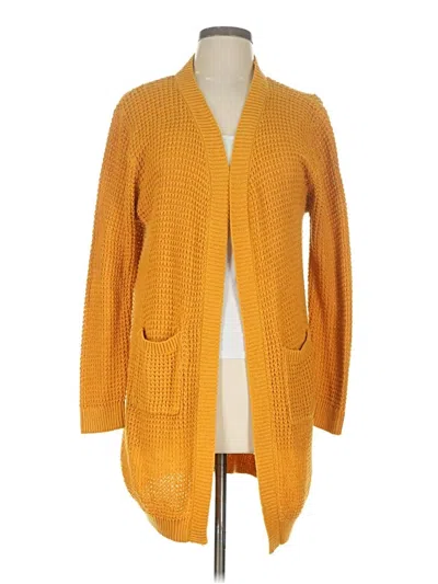Pre-owned Lark + Grey Cardigan Sweater In Yellow