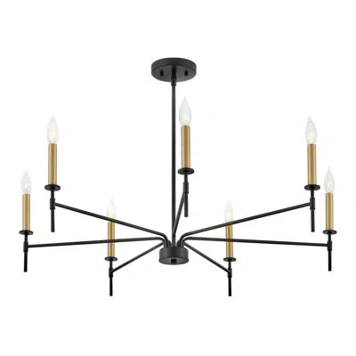 Lark Hux 7-light Exposed Candle Bulb Chandelier Pendant