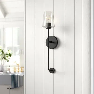 Lark Kline 1 - Light Dimmable Design Wall Light In Black