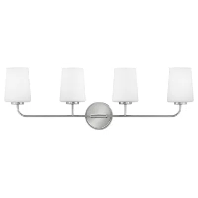 Lark Kline Large Four Light Vanity 33" Chrome