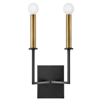 Lark Lazlo 2-light Two-tone Candle Wall Sconce