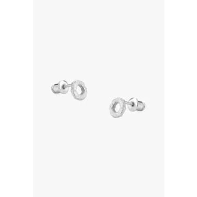 Lark London Tutti & Co Arise Stud Earrings In Metallic