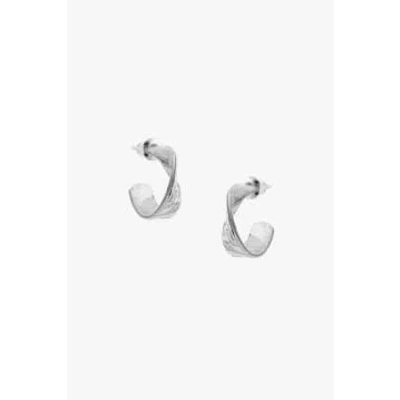 Lark London Tutti & Co Duty Hoop Earrings In Metallic