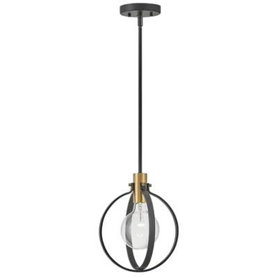 Lark -cirque Pendant-single Light Pendant-black-lacquered Brass
