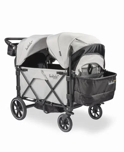 Larktale Babies' Caravan Quad Wagon In Gray