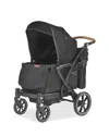 Larktale Sprout V2 Single To Double Stroller/wagon In Black
