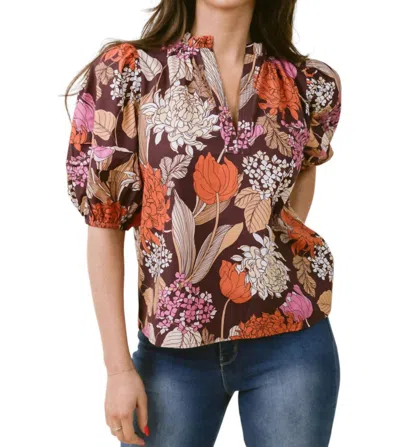 Laroque Alix Blouse In Eden In Multi