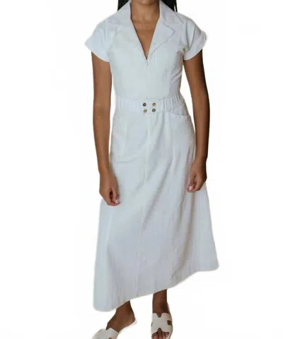 Laroque Aly Dress In Ivory In White