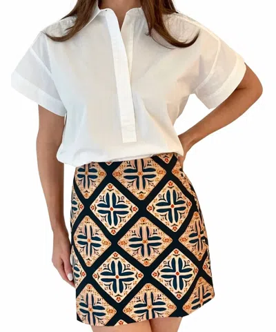 Laroque Chandler Mini Skirt In Cumberland In Multi