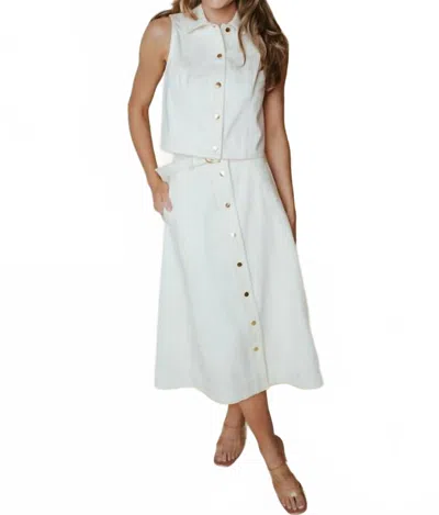 Laroque Charlie Top In Ivory In Multi